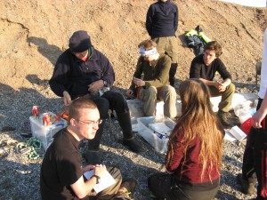 the team at work