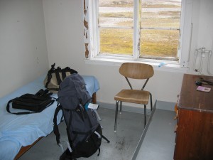 De slaapkamer beneden