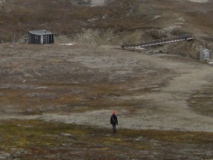 ...ten westen van het dorp...